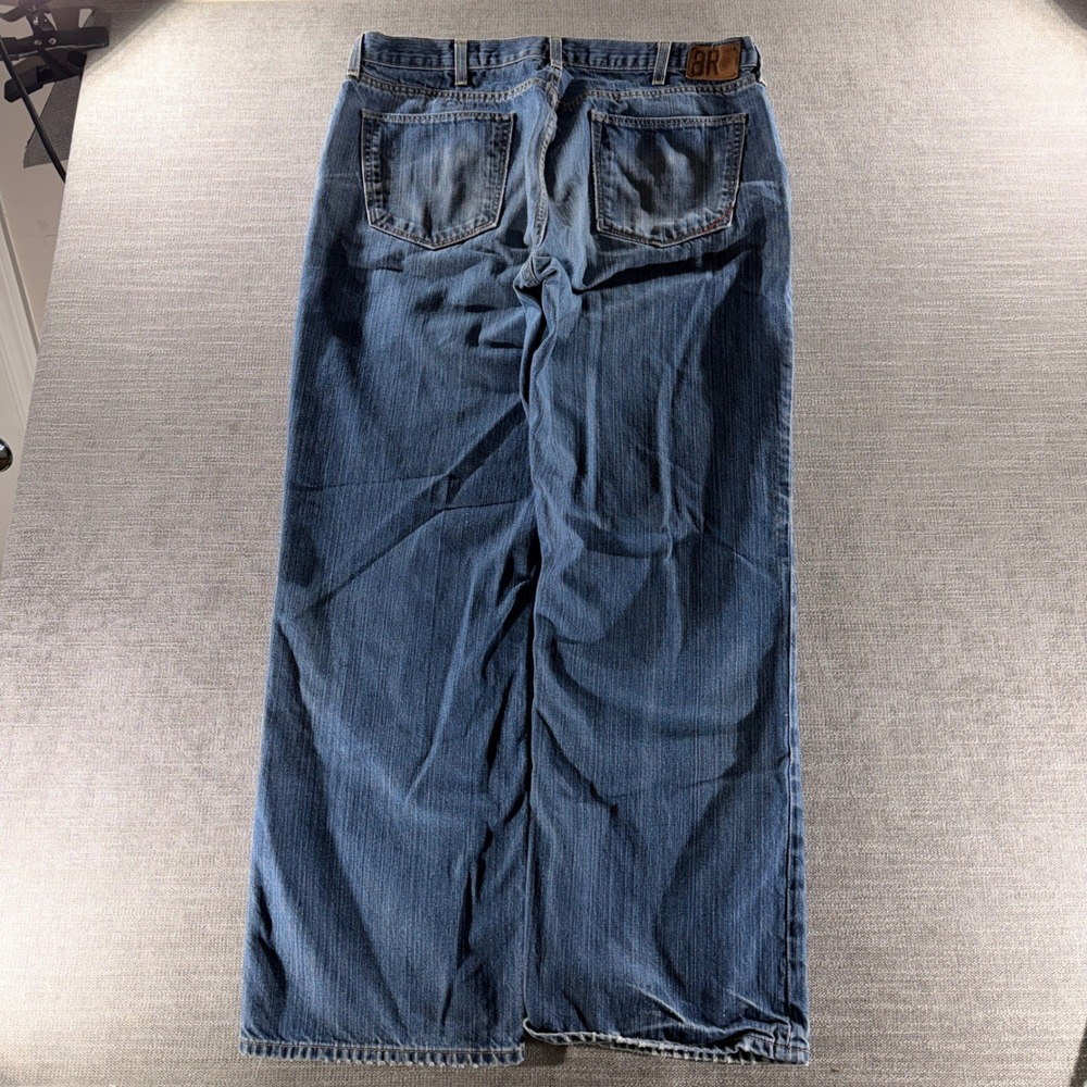 Banana Republic Jeans Mens 36x30 Blue Good Relaxed Fit Medium Wash Denim 078
